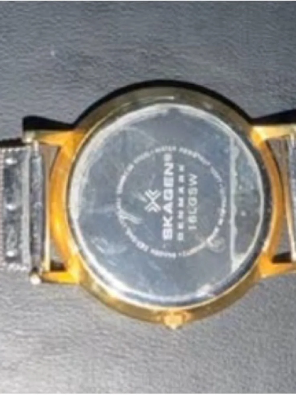 Skagen Denmark Ultra-Slim Gold-Tone Mesh Watch